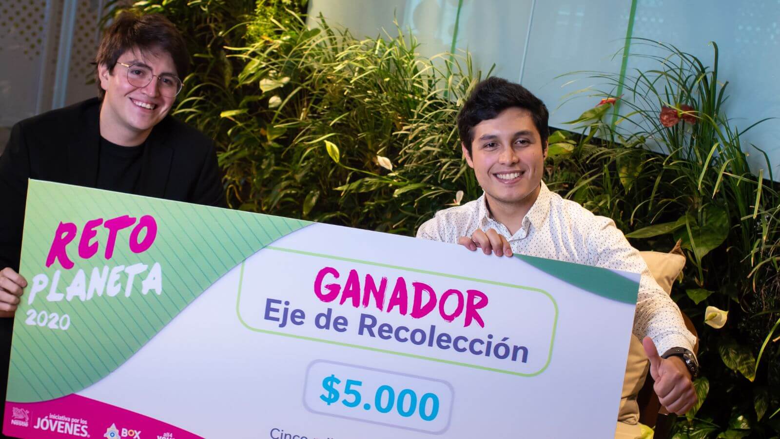 Jóvenes ganado premio